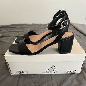 Comfortable, short heels